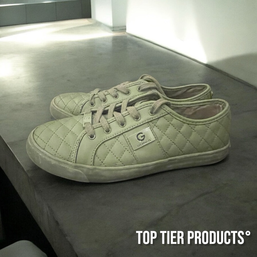 G by Guess Quilted Sneakers - Green